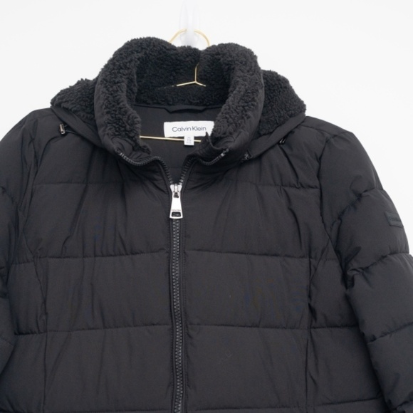 Calvin Klein. Faux Sherpa Puffer Jacket. - Picture 6 of 12